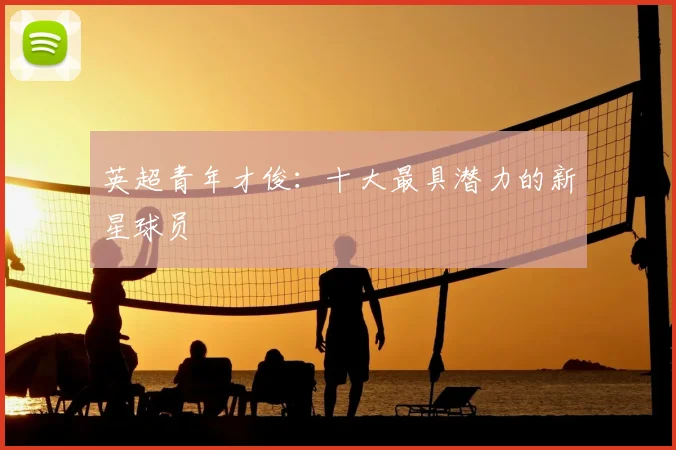 英超青年才俊：十大最具潜力的新星球员